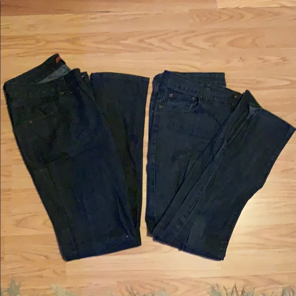 2 pair dark skinny jeans ❤️